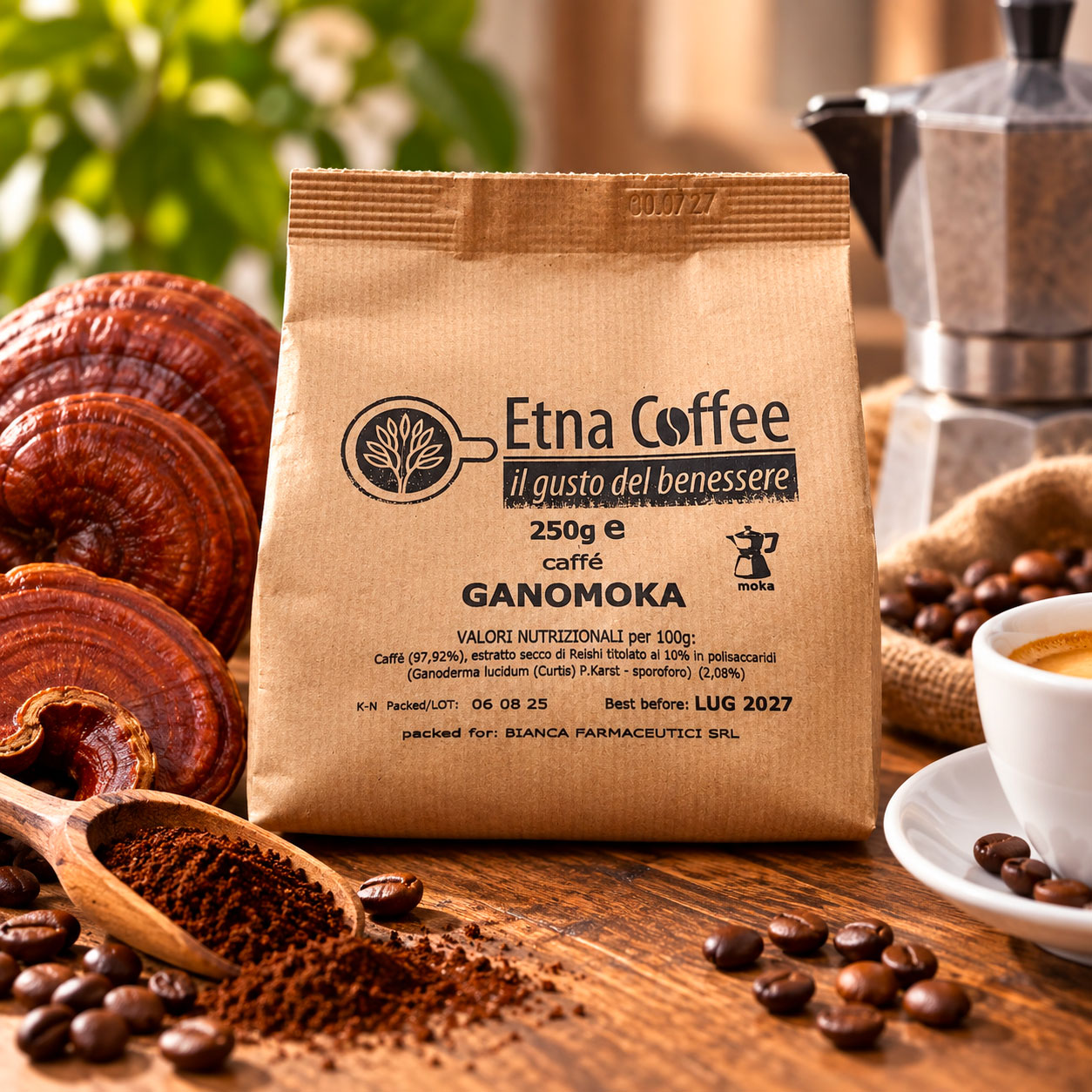 Caffe ganomoka - 250 gr
